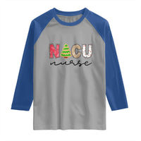 Funny NICU Labor Delivery Nurse Christmas Christmas Tree Raglan Shirt - Wonder Print Shop