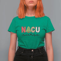Funny NICU Labor Delivery Nurse Christmas Christmas Tree T Shirt For Women - Wonder Print Shop