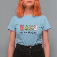 Funny NICU Labor Delivery Nurse Christmas Christmas Tree T Shirt For Women - Wonder Print Shop