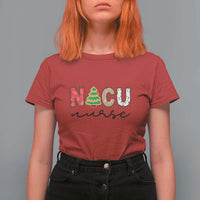 Funny NICU Labor Delivery Nurse Christmas Christmas Tree T Shirt For Women - Wonder Print Shop