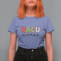 Funny NICU Labor Delivery Nurse Christmas Christmas Tree T Shirt For Women - Wonder Print Shop