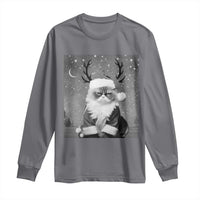 Funny Christmas Santa Grumpy Cat Long Sleeve Shirt