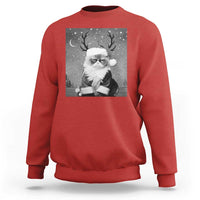 Funny Christmas Santa Grumpy Cat Sweatshirt - Wonder Print Shop