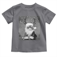 Funny Christmas Santa Grumpy Cat Toddler T Shirt