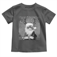 Funny Christmas Santa Grumpy Cat Toddler T Shirt
