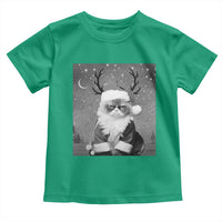 Funny Christmas Santa Grumpy Cat Toddler T Shirt