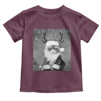 Funny Christmas Santa Grumpy Cat Toddler T Shirt