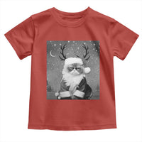 Funny Christmas Santa Grumpy Cat Toddler T Shirt