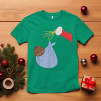 Funny NICU Labor Delivery Nurse Christmas Santa Black Baby T Shirt - Wonder Print Shop