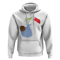 Funny NICU Labor Delivery Nurse Christmas Santa Black Baby Hoodie