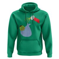 Funny NICU Labor Delivery Nurse Christmas Santa Green Baby Hoodie