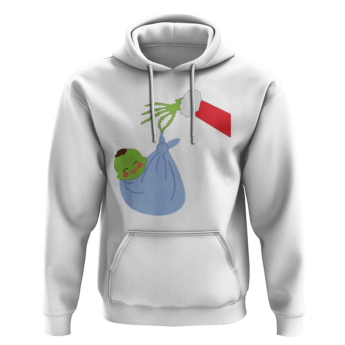 Funny NICU Labor Delivery Nurse Christmas Santa Green Baby Hoodie