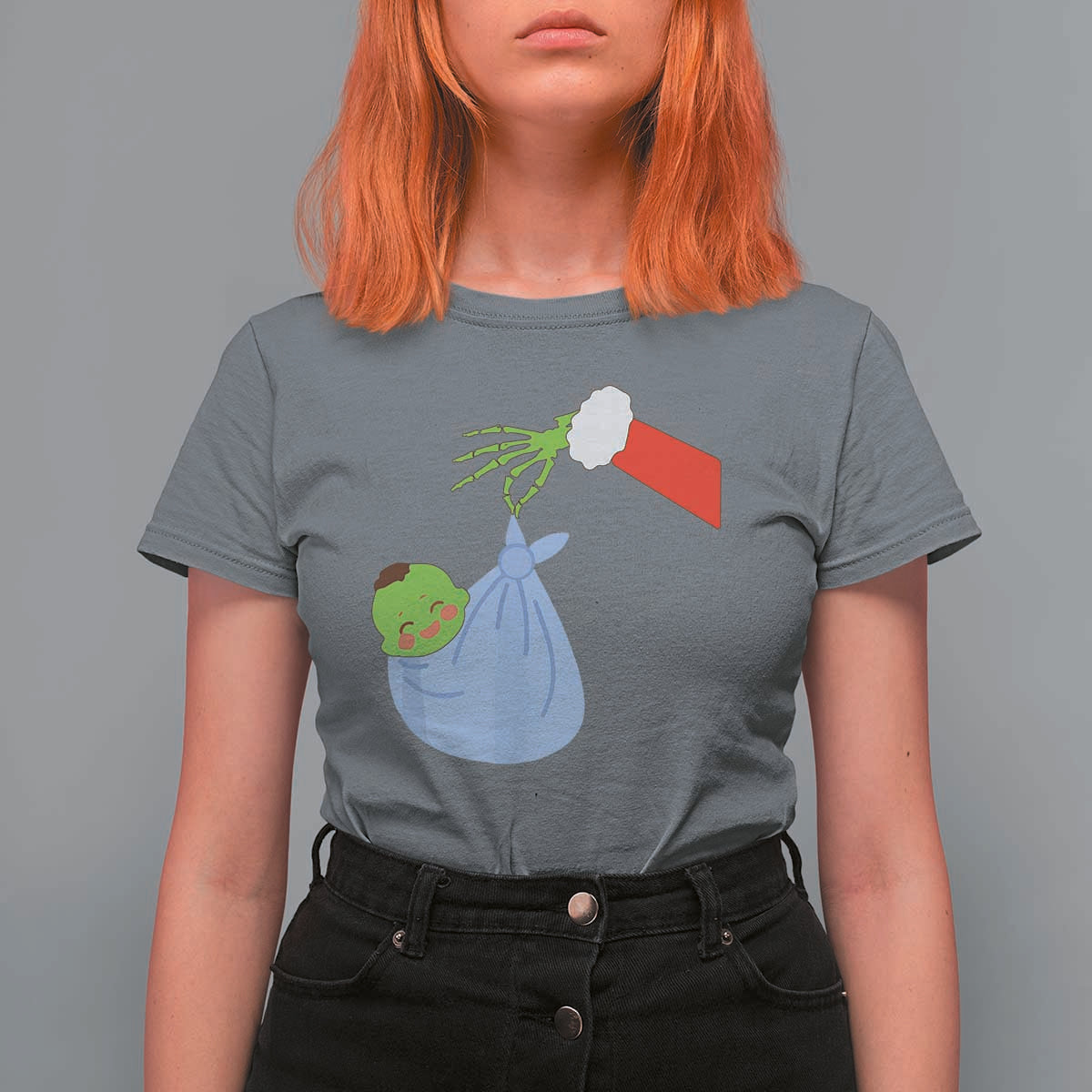 Funny NICU Labor Delivery Nurse Christmas Santa Green Baby T Shirt For Women - Wonder Print Shop