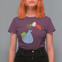 Funny NICU Labor Delivery Nurse Christmas Santa Green Baby T Shirt For Women - Wonder Print Shop