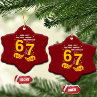 Funny 67 New Year Ceramic Ornament The Next Two Years Are Literally 2026 And 2027 Fireworks - Wonder Print Shop