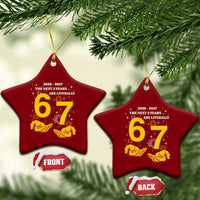 Funny 67 New Year Ceramic Ornament The Next Two Years Are Literally 2026 And 2027 Fireworks - Wonder Print Shop
