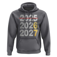 Funny 67 New Year Hoodie Happy New Year 2026 2027 Six Seven Meme Faux Glitter Effect Printed - Wonder Print Shop