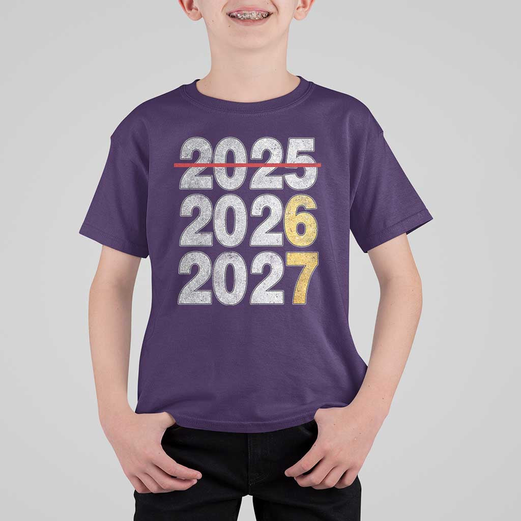 Funny 67 New Year T Shirt For Kid Happy New Year 2026 2027 Six Seven Meme Faux Glitter Effect Printed - Wonder Print Shop