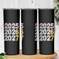 Funny 67 New Year Skinny Tumbler Happy New Year 2026 2027 Six Seven Meme Faux Glitter Effect Printed - Wonder Print Shop