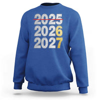 Funny 67 New Year Sweatshirt Happy New Year 2026 2027 Six Seven Meme Faux Glitter Effect Printed - Wonder Print Shop