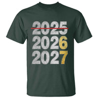 Funny 67 New Year T Shirt Happy New Year 2026 2027 Six Seven Meme Faux Glitter Effect Printed - Wonder Print Shop