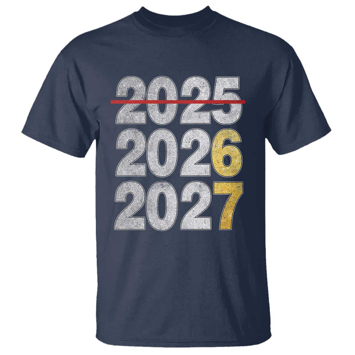 Funny 67 New Year T Shirt Happy New Year 2026 2027 Six Seven Meme Faux Glitter Effect Printed - Wonder Print Shop