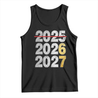 Funny 67 New Year Tank Top Happy New Year 2026 2027 Six Seven Meme Faux Glitter Effect Printed - Wonder Print Shop