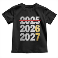 Funny 67 New Year Toddler T Shirt Happy New Year 2026 2027 Six Seven Meme Faux Glitter Effect Printed - Wonder Print Shop
