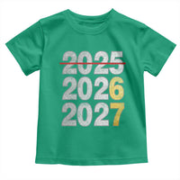 Funny 67 New Year Toddler T Shirt Happy New Year 2026 2027 Six Seven Meme Faux Glitter Effect Printed - Wonder Print Shop