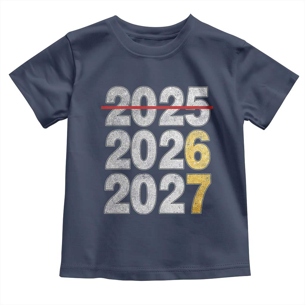 Funny 67 New Year Toddler T Shirt Happy New Year 2026 2027 Six Seven Meme Faux Glitter Effect Printed - Wonder Print Shop