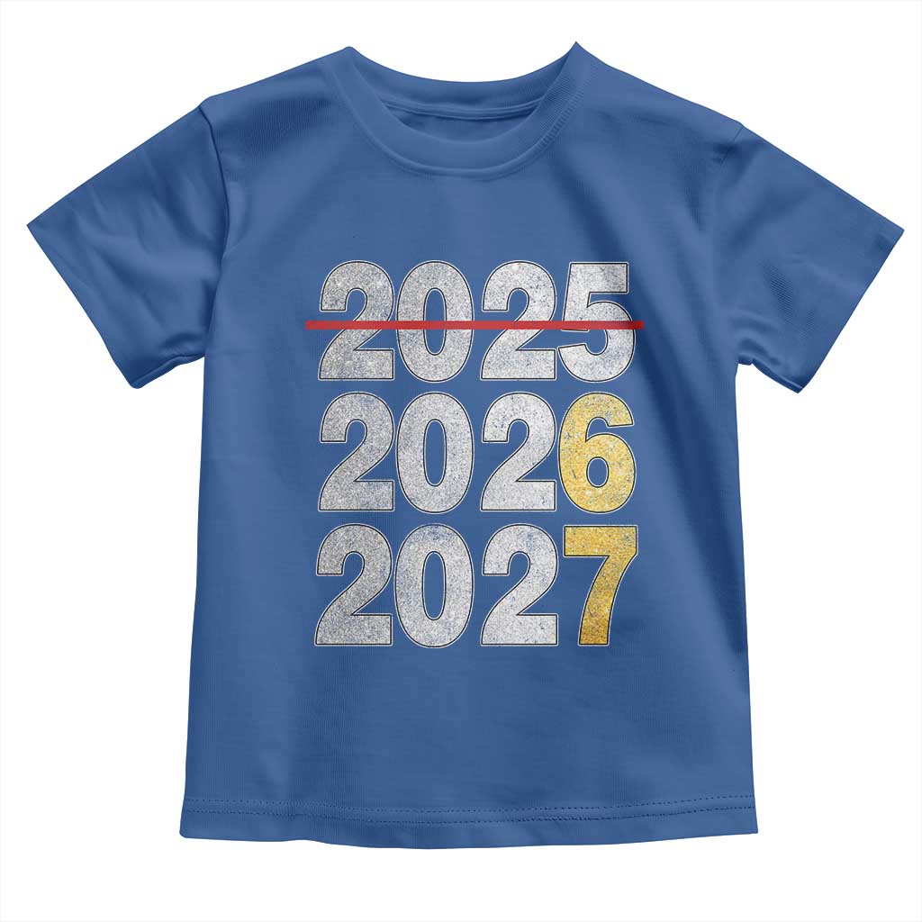 Funny 67 New Year Toddler T Shirt Happy New Year 2026 2027 Six Seven Meme Faux Glitter Effect Printed - Wonder Print Shop