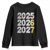 Funny 67 New Year Youth Sweatshirt Happy New Year 2026 2027 Six Seven Meme Faux Glitter Effect Printed - Wonder Print Shop