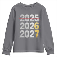 Funny 67 New Year Youth Sweatshirt Happy New Year 2026 2027 Six Seven Meme Faux Glitter Effect Printed - Wonder Print Shop