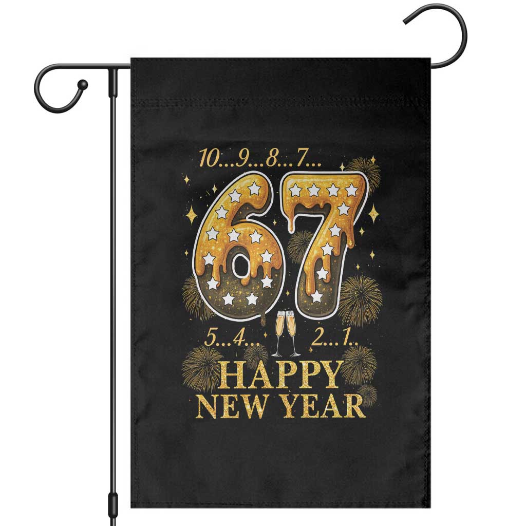 Funny 67 New Years Eve Garden Flag Countdown New Year Party 2026 Six Seven Meme - Wonder Print Shop