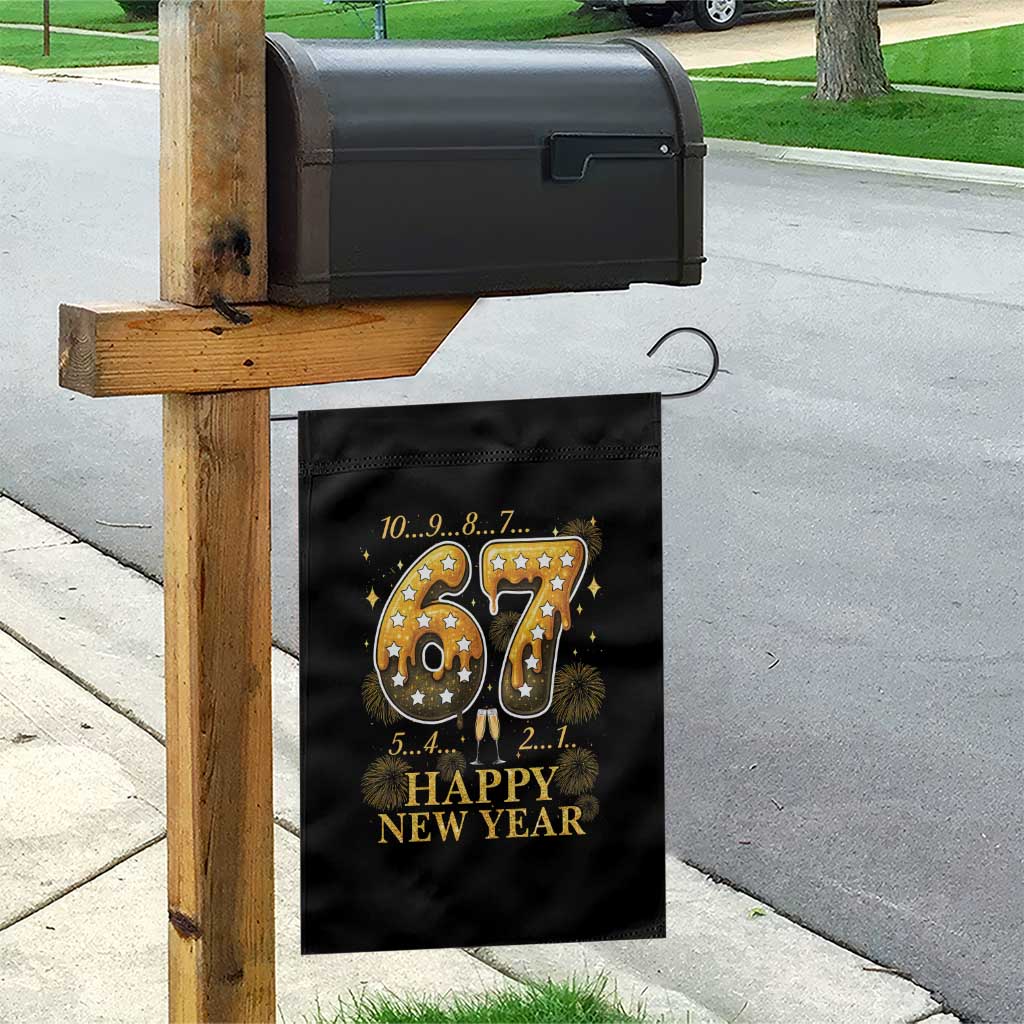 Funny 67 New Years Eve Garden Flag Countdown New Year Party 2026 Six Seven Meme - Wonder Print Shop