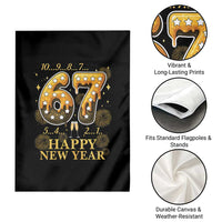 Funny 67 New Years Eve Garden Flag Countdown New Year Party 2026 Six Seven Meme - Wonder Print Shop