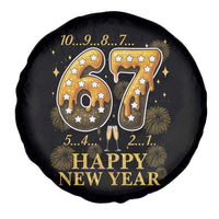 Funny 67 New Years Eve Spare Tire Cover Countdown New Year Party 2026 Six Seven Meme - Wonder Print Shop