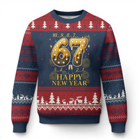 Funny 67 New Years Eve Ugly Christmas Sweater Countdown New Year Party 2026 Six Seven Meme - Wonder Print Shop
