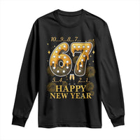 Funny 67 New Years Eve Long Sleeve Shirt Countdown New Year Party 2026 Six Seven Meme - Wonder Print Shop