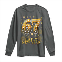 Funny 67 New Years Eve Long Sleeve Shirt Countdown New Year Party 2026 Six Seven Meme - Wonder Print Shop