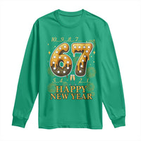 Funny 67 New Years Eve Long Sleeve Shirt Countdown New Year Party 2026 Six Seven Meme - Wonder Print Shop