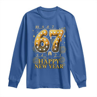 Funny 67 New Years Eve Long Sleeve Shirt Countdown New Year Party 2026 Six Seven Meme - Wonder Print Shop