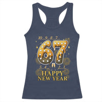 Funny 67 New Years Eve Racerback Tank Top Countdown New Year Party 2026 Six Seven Meme - Wonder Print Shop