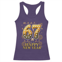 Funny 67 New Years Eve Racerback Tank Top Countdown New Year Party 2026 Six Seven Meme - Wonder Print Shop