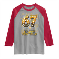 Funny 67 New Years Eve Raglan Shirt Countdown New Year Party 2026 Six Seven Meme - Wonder Print Shop