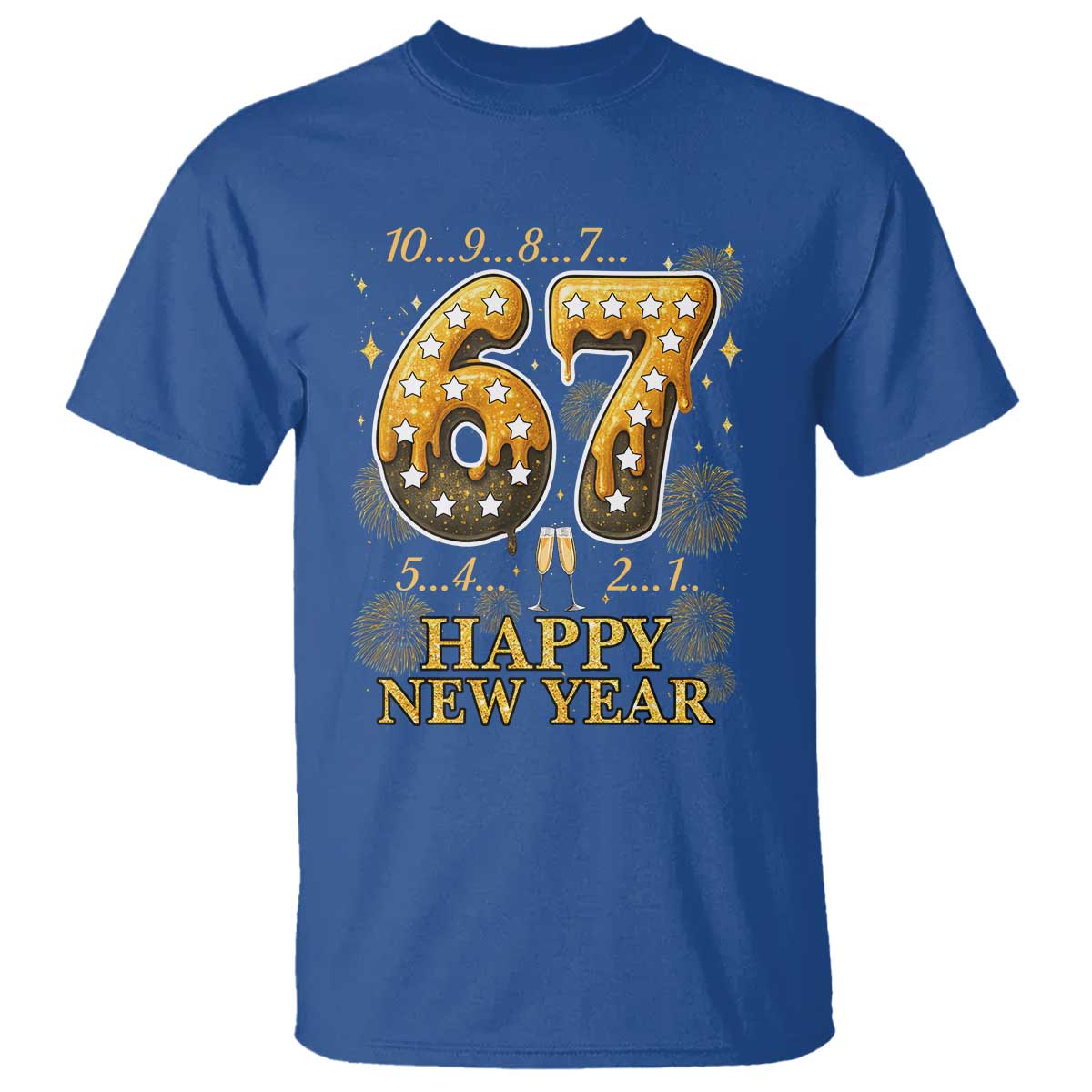 Funny 67 New Years Eve T Shirt Countdown New Year Party 2026 Six Seven Meme - Wonder Print Shop