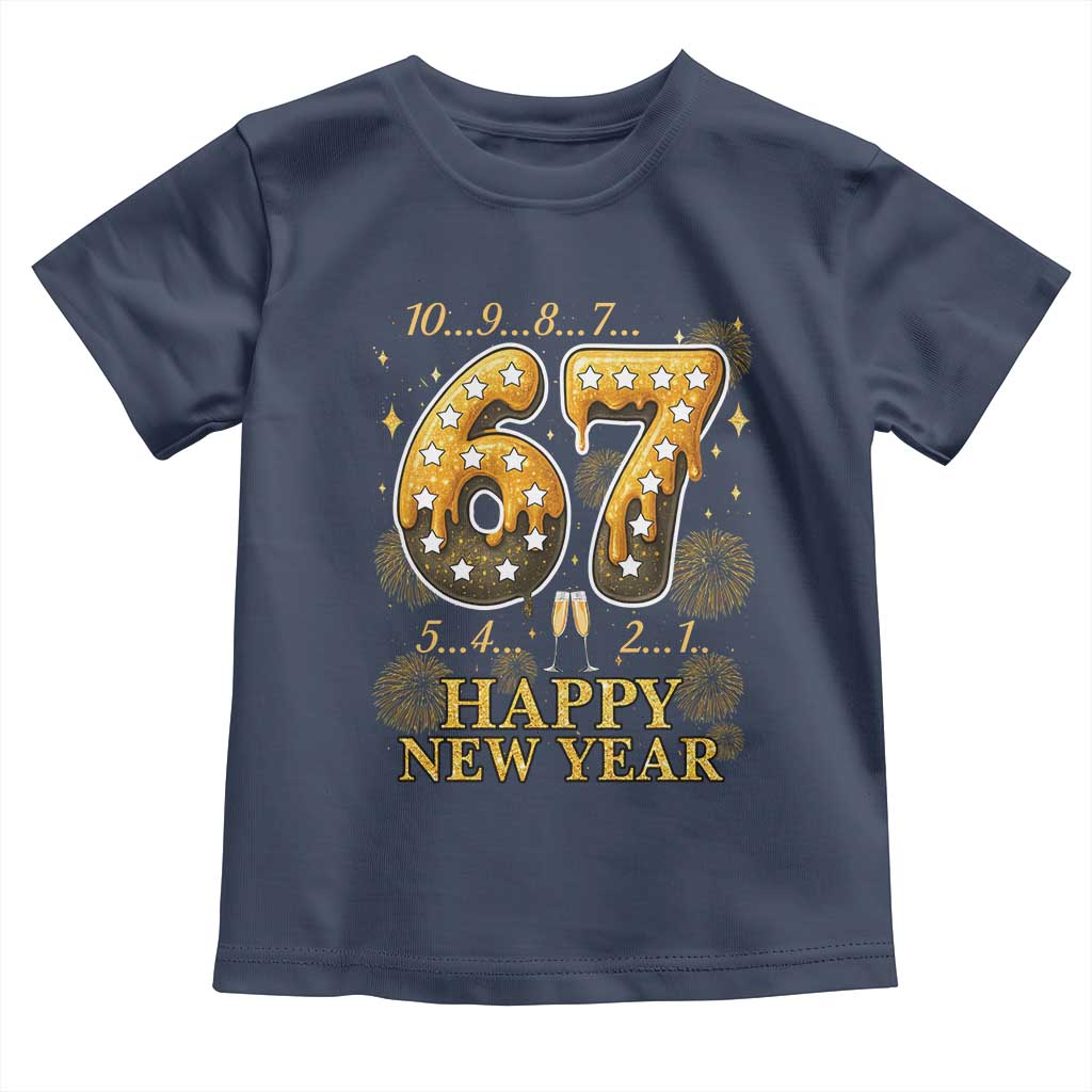 Funny 67 New Years Eve Toddler T Shirt Countdown New Year Party 2026 Six Seven Meme - Wonder Print Shop