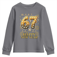 Funny 67 New Years Eve Youth Sweatshirt Countdown New Year Party 2026 Six Seven Meme - Wonder Print Shop
