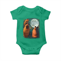Funny Marcus The Worm New Year Baby Onesie Happy New Year 2026 Moon NYE Party - Wonder Print Shop