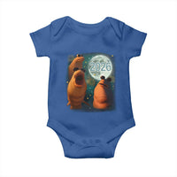 Funny Marcus The Worm New Year Baby Onesie Happy New Year 2026 Moon NYE Party - Wonder Print Shop